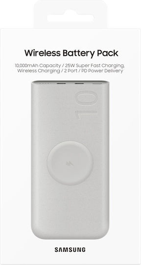 Samsung U2510 Power Bank 10000mAh 25W with 2 USB-C Ports Power Delivery Beige