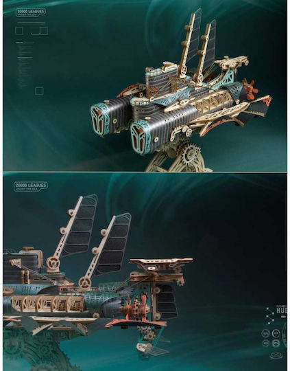 20,000 Leagues Under Sea Puzzle 3D 412pcs