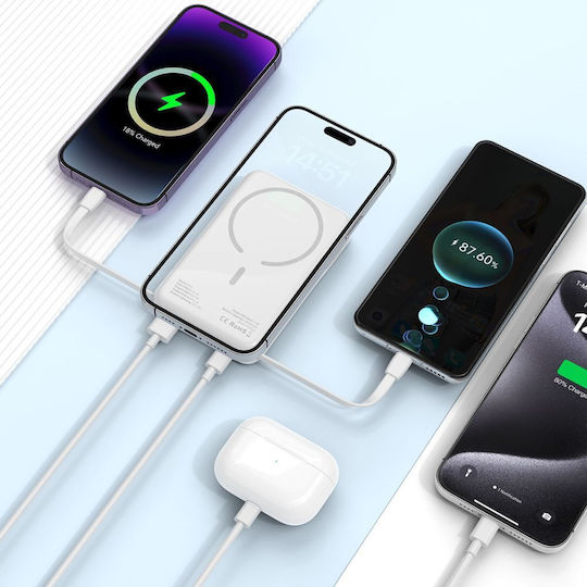 Tech-Protect PB31 Lifemag MagSafe Power Bank 10000mAh Λευκό