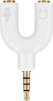 QIHANG 3.5mm Male to 3.5mm Female Converter White 1 Piece