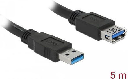 DeLock 5m USB 3.0 Cable A-Male to A-Female (85058)