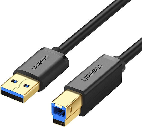 Ugreen USB 3.0 Cable USB-A male - USB-B male Μαύρο 1m (30753)