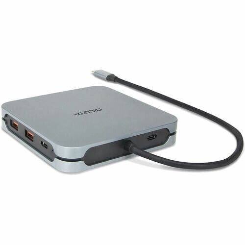 Dicota USB-C Docking Station με HDMI 4K PD Ethernet Γκρι