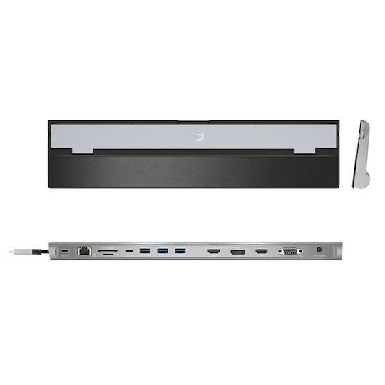 J5 Create USB-C Docking Station mit HDMI/DisplayPort 4K PD Ethernet Schwarz (JCD543-N)