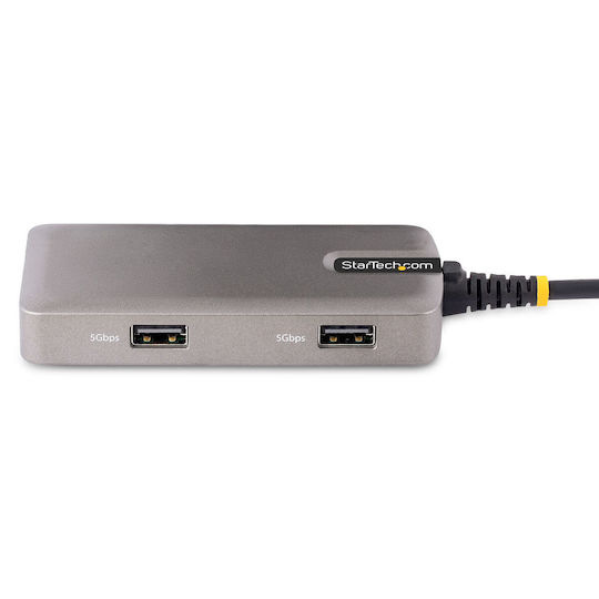 StarTech USB-C Docking Station με HDMI 4K PD Ethernet Γκρι (S55169511)
