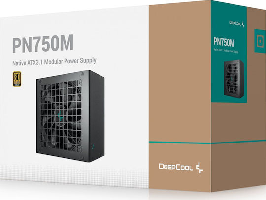 Deepcool PL750D rev. 2.0 750W Negru Sursă de Alimentare Calculator Complet cu fir 80 Plus Bronze
