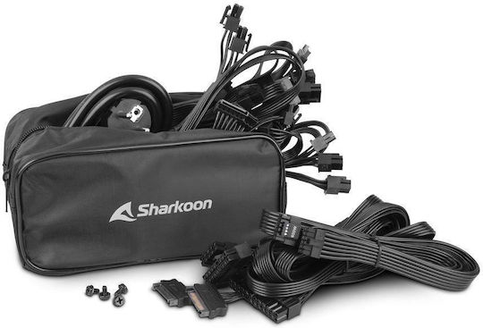 Sharkoon Rebel P30 1000W Black Computer Power Supply Full Modular 80 Plus Gold