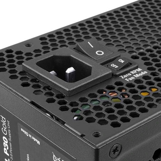 Sharkoon Rebel P30 1000W Black Computer Power Supply Full Modular 80 Plus Gold