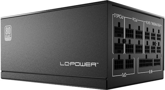 LC-Power LC1000P V3.0 1000W Negru Sursă de Alimentare Calculator Complet modular 80 Plus Platinum