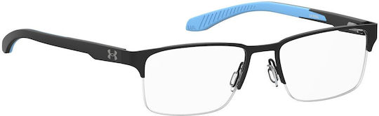 Under Armour Metal Eyeglass Frame Black UA 5065/G 0VK/18