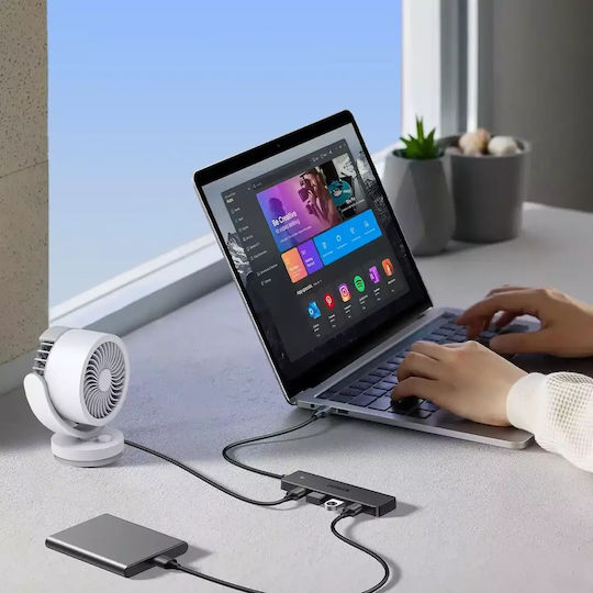 Ugreen Cm219 Hub 4 Porturi USB 2.0 cu Conectare USB-A