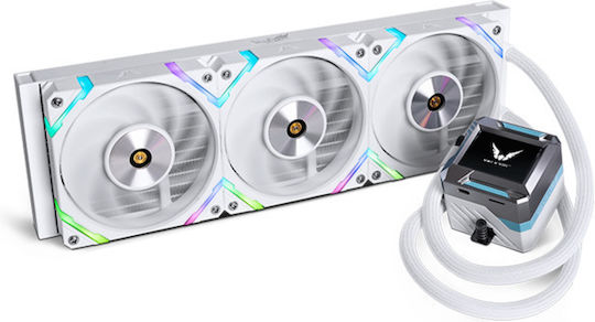 Valkyrie Syn 360 ARGB Water Cooling System AIO CPU with 3 120mm White Fans