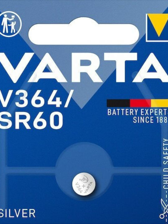 Varta Μπαταρία Silver Oxide Ρολογιών SR60 1.55V 1τμχ