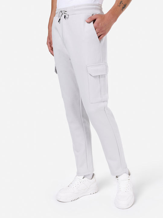 Παντελόνι Φόρμας με Λάστιχο White