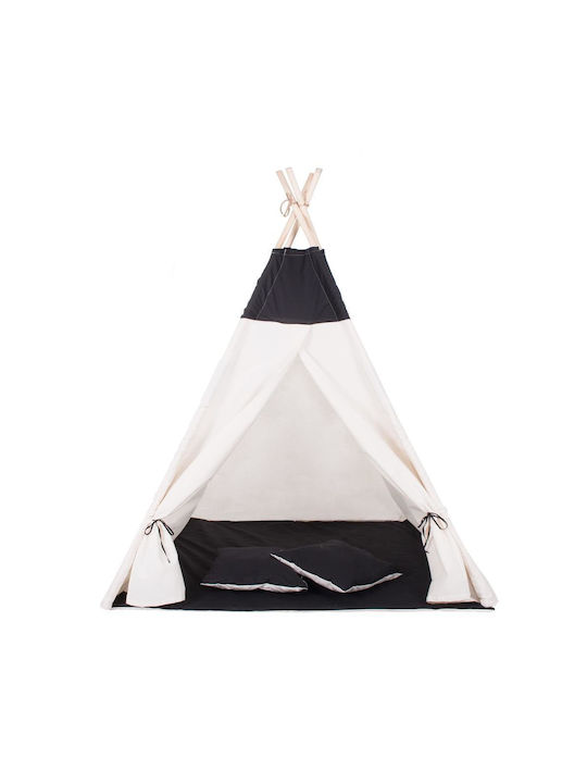 Kids Indian Teepee Play Tent White