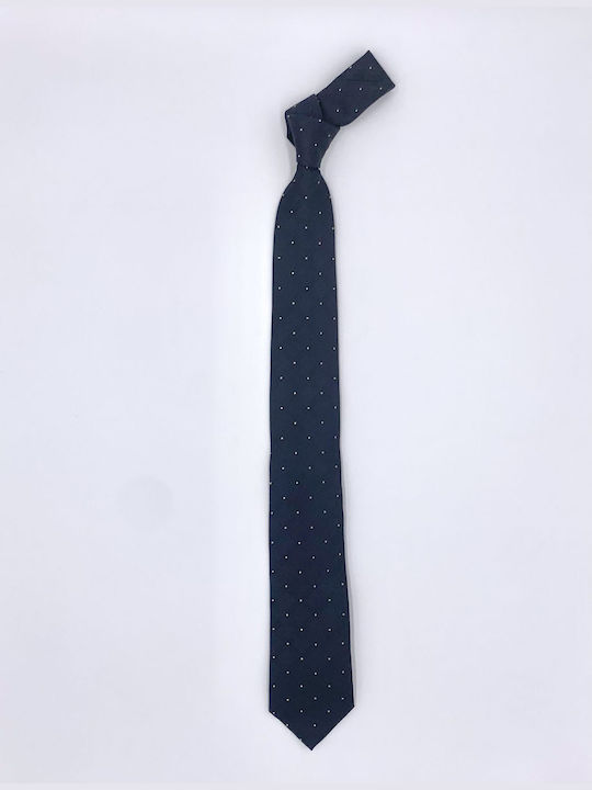 Berto Lucci Men's Tie in Navy Blue Color