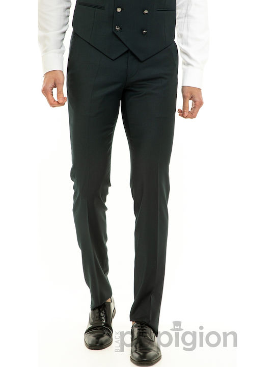 Men's Winter Suit with Vest Green