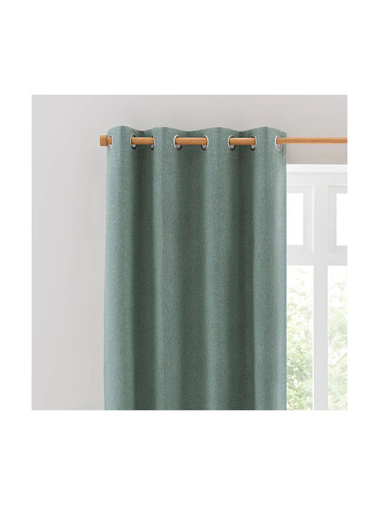 My Home Luxury Perdea Cu Capse Paris Verde 280x270cm