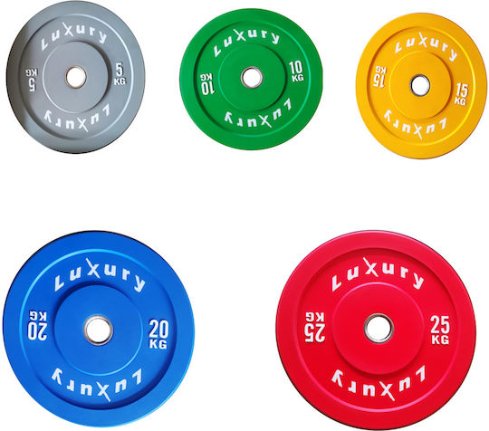 Luxury Fitness Set Discuri Cauciucate 1 x 5kg Φ30mm