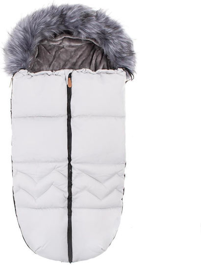 Universal Kinderwagen-Fußsack Wasserdicht Gray 90x45εκ.