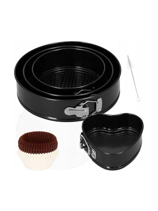 Pastry Set Rotating Platter 4 Baking Trays 345 Pieces Templates Decorating Cakes