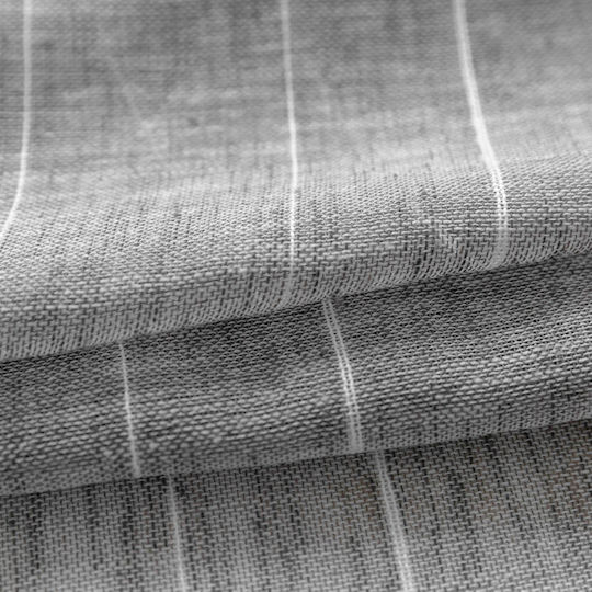 My Home Luxury Vorhang mit Bleistiftfalten Grau 270x290cm