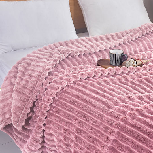 My Home Luxury Κουβέρτα Fleece Υπέρδιπλη 220x240εκ. Ροζ MRD-10 My Home Luxury Κουβέρτα Fleece Υπέρδιπλη 220x240εκ. Ροζ MRD-10