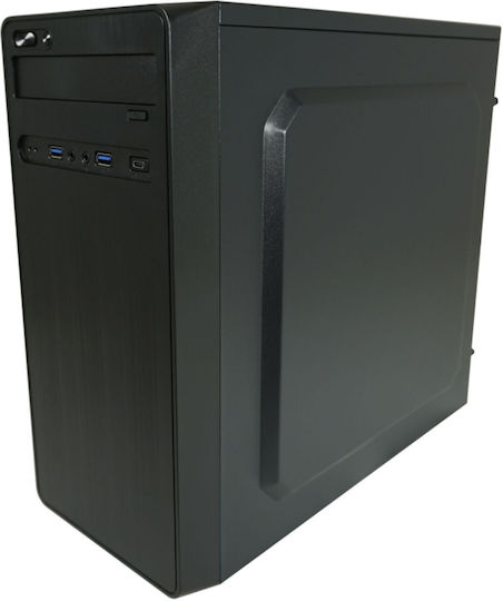 LC-Power 2017MB Micro Tower Κουτί Υπολογιστή Μαύρο