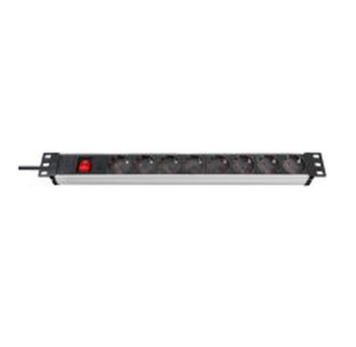 Brennenstuhl Alu Line Πολύπριζο Rack 8-WAY 1τμχ