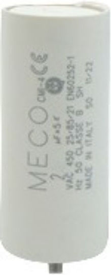 Meco 450VAC Πυκνωτής Μονίμου Λειτουργίας 2μF 5τμχ 03.006.0252