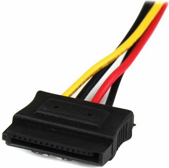 StarTech Pyo2lp4lsata 12 Lp4 2x 15-Pin Sata - Molex cu 4 pini Cablu 0.3m Multicolor (PYO2LP4SATA)