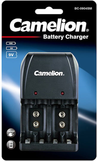 Camelion BC-0904S Încărcător 4 Baterii Ni-MH Dimensiune AA/AAA/9V