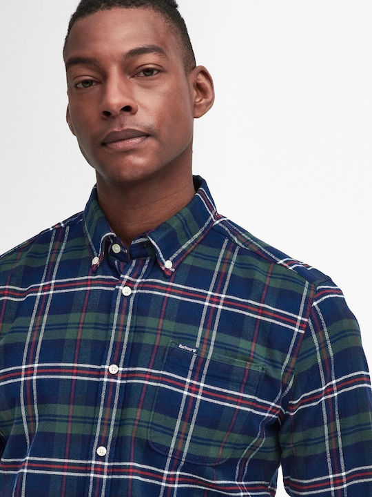 Barbour Cotton Shirt Dark Blue