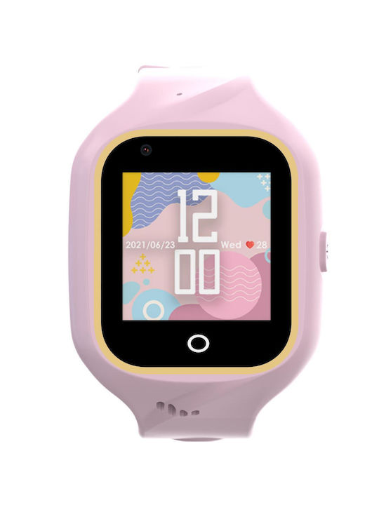 Bemi Kids Smartwatch with GPS and Rubber/Plastic Strap Pink