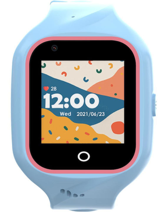 Bemi Kids Digital Watch with GPS and Rubber/Plastic Strap Blue