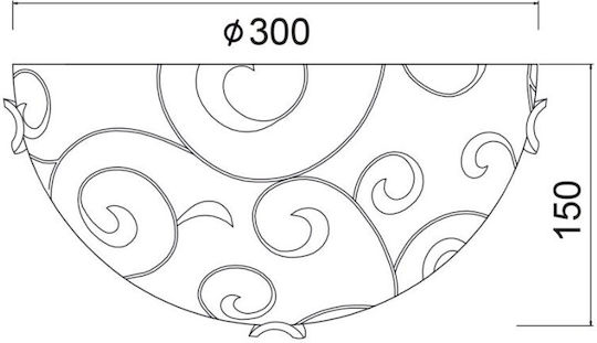 Aca Lamp Wall Transparent