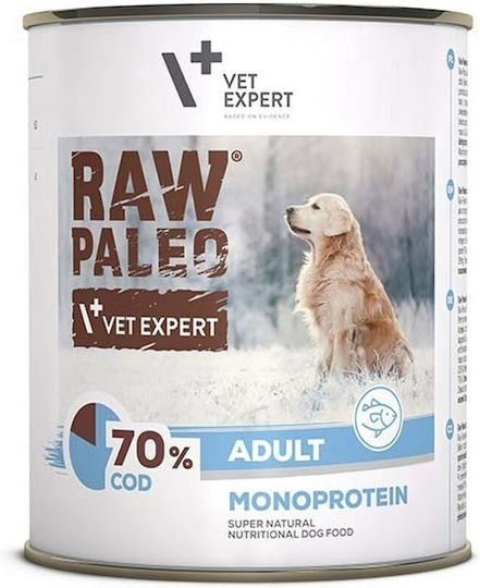 VetExpert Wet Food Dogs in Cans with Fish Grain-Free & Gluten-Free 800gr