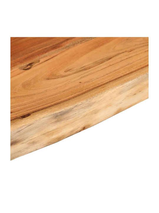 Ράφι Τοίχου Καφέ 120x30x2.5εκ.