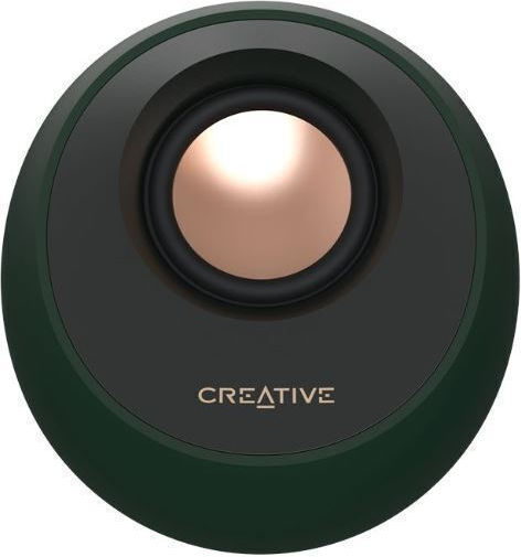 Creative Pebble Pro Ηχεία Υπολογιστή 2.0 με RGB Φωτισμό και Bluetooth Ισχύος 20W σε Πράσινο Χρώμα