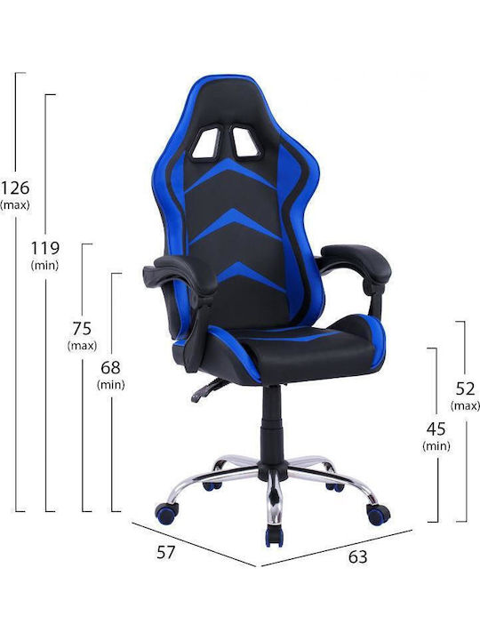 HomeMarkt HM1155.08 Gaming Stuhl Black / Blue
