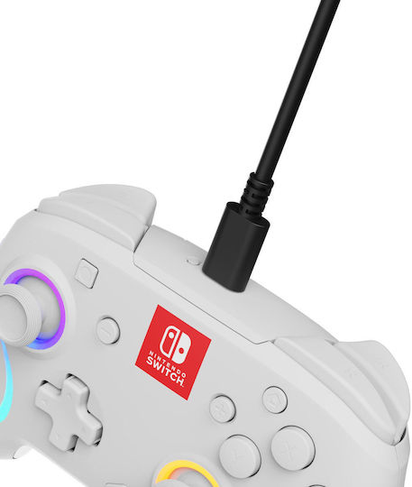 PDP Afterglow Ασύρματο Gamepad για Switch Λευκό