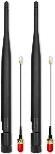 Qoltec 57046 Wi-fi Antenna 2.4/2.5 Ghz 5.1/5.8 Ghz 5dbi Omnidirectional Indoor