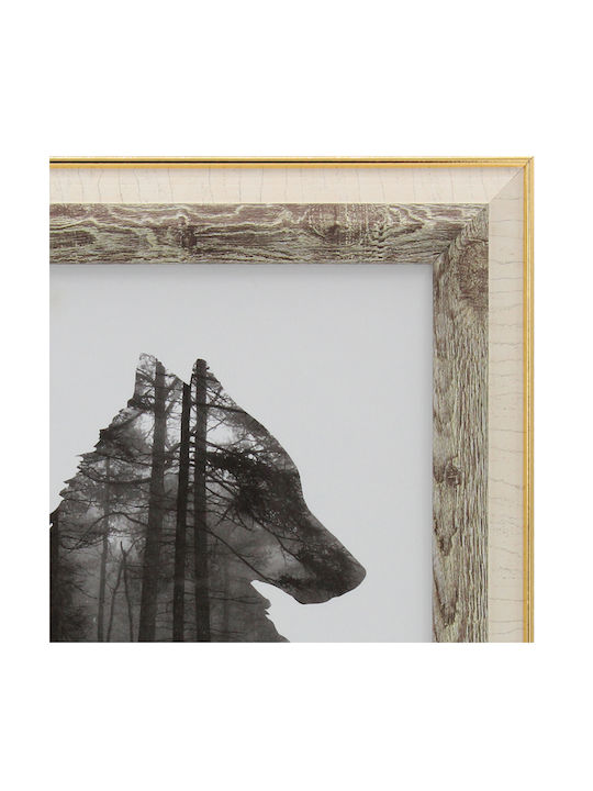 Keskor Plastic Photo Frame with Gray Frame