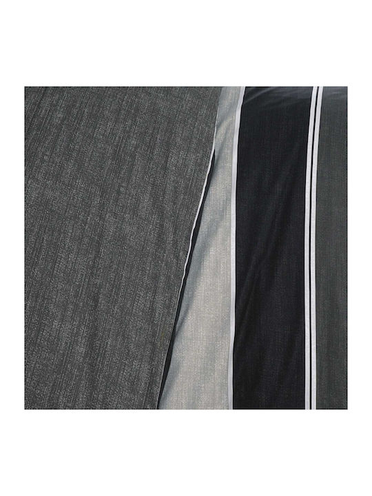 Espree Sheet Sets King Size with Elastic 180x200+35cm. Grego Grey 4pcs