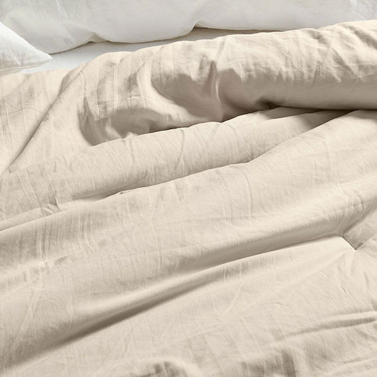 Cannon Bettbezug Baumwolle Einzelbett 160x240 Cream