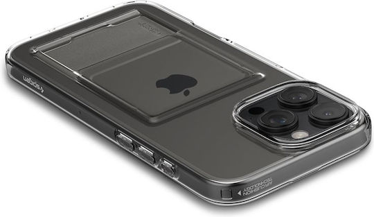 Kristall-Slot-Silikon-Rückseite mit Kartenhalter Kristallklar (iPhone 16 Pro) ACS08144