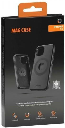 Lampa Mag Case Optiline Duolock Θήκη Κινητού Apple iPhone 15 για Βάση Στήριξης Μοτοσυκλέτας