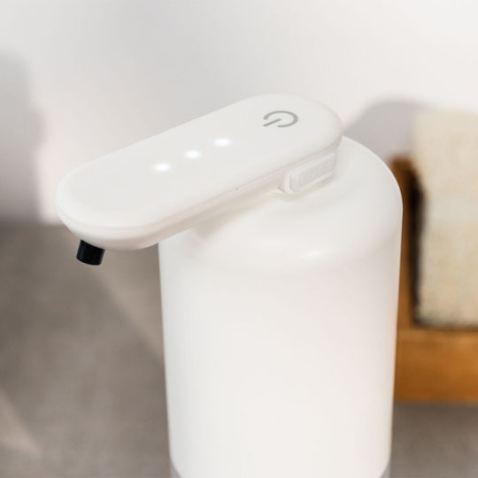 InnovaGoods Bitefom Επιτοίχιο Dispenser Αφρού Κουζίνας Πλαστικό με Αυτόματο Διανομέα Διάφανο 350ml