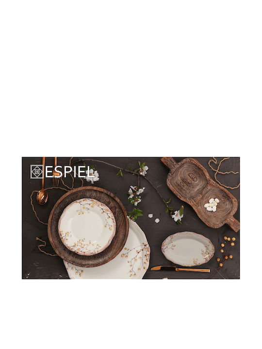 Espiel Servierplatte Hölzernes 3Stück