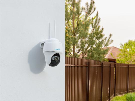 Reolink Argus Pt IP Κάμερα Παρακολούθησης Wi-Fi 4K Αδιάβροχη Μπαταρίας με Αμφίδρομη Επικοινωνία και Φακό 2.8mm
